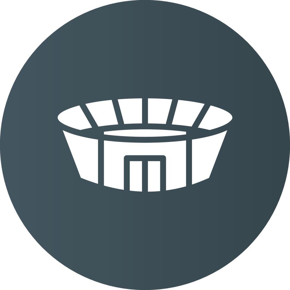 Stadium Creative Icon Design vector