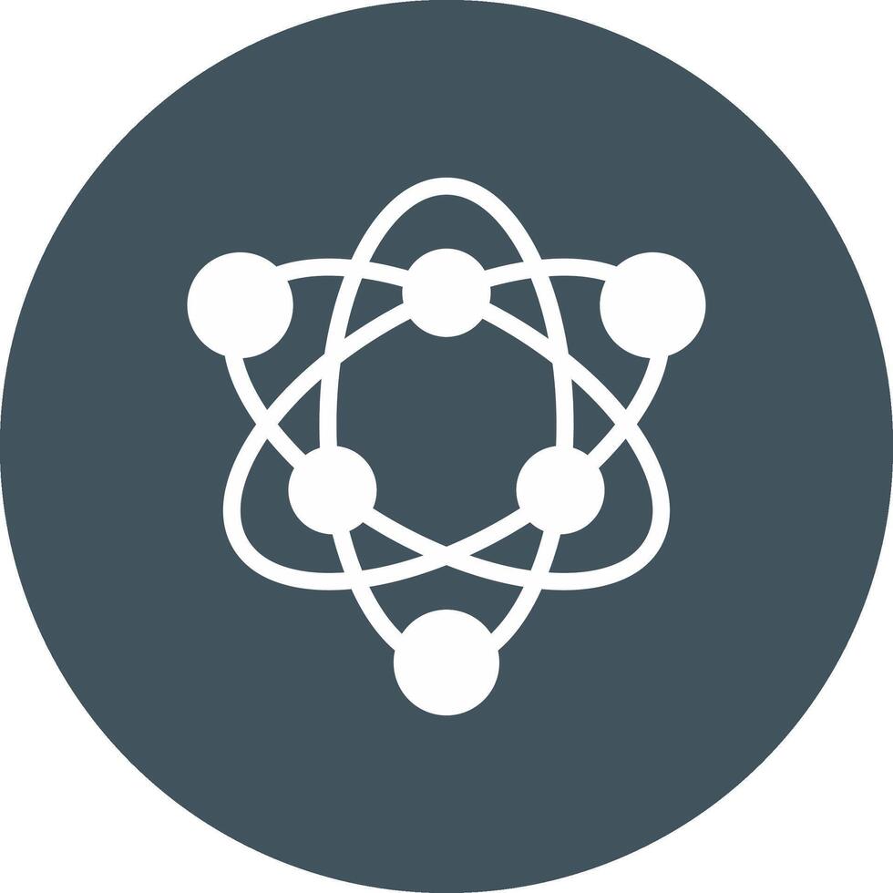 Atom Creative Icon Design vector