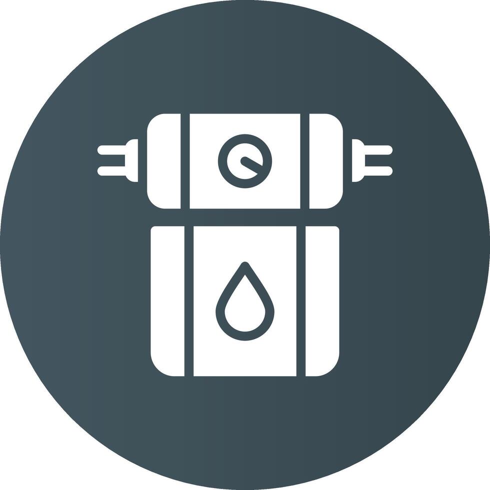 Water Filter Creative Icon Design vector