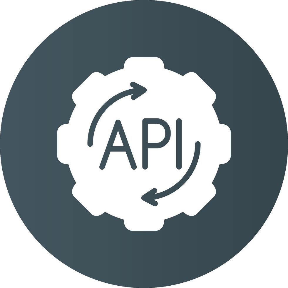 API Creative Icon Design vector