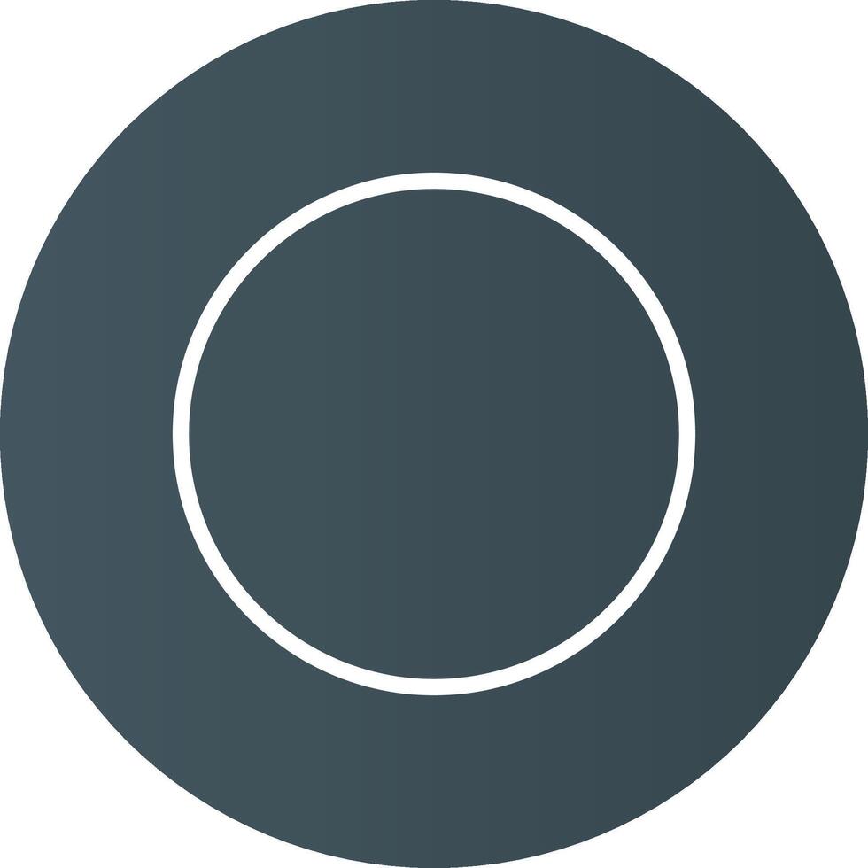 Glyph Circle Light Black Gradient vector