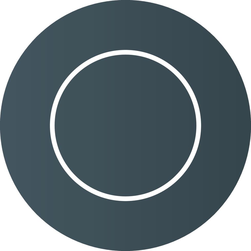 Glyph Circle Light Black Gradient vector