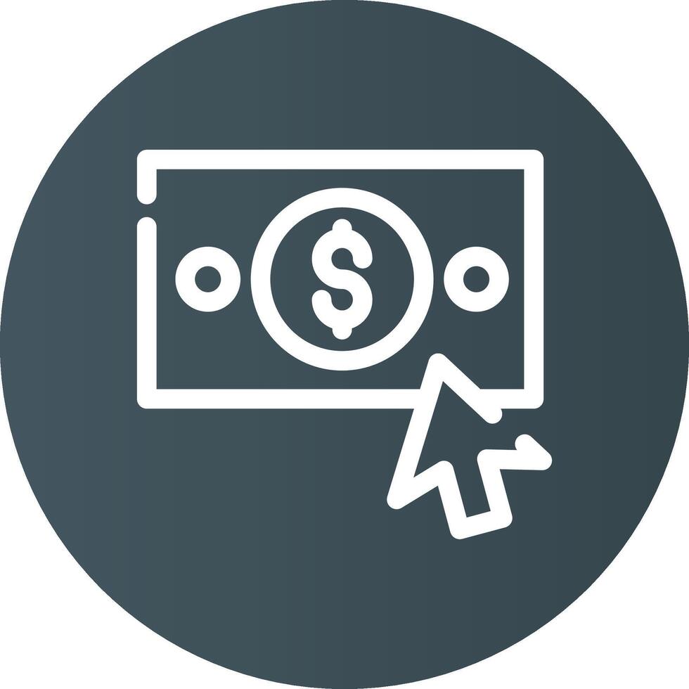 Pay Per Click Creative Icon Design vector