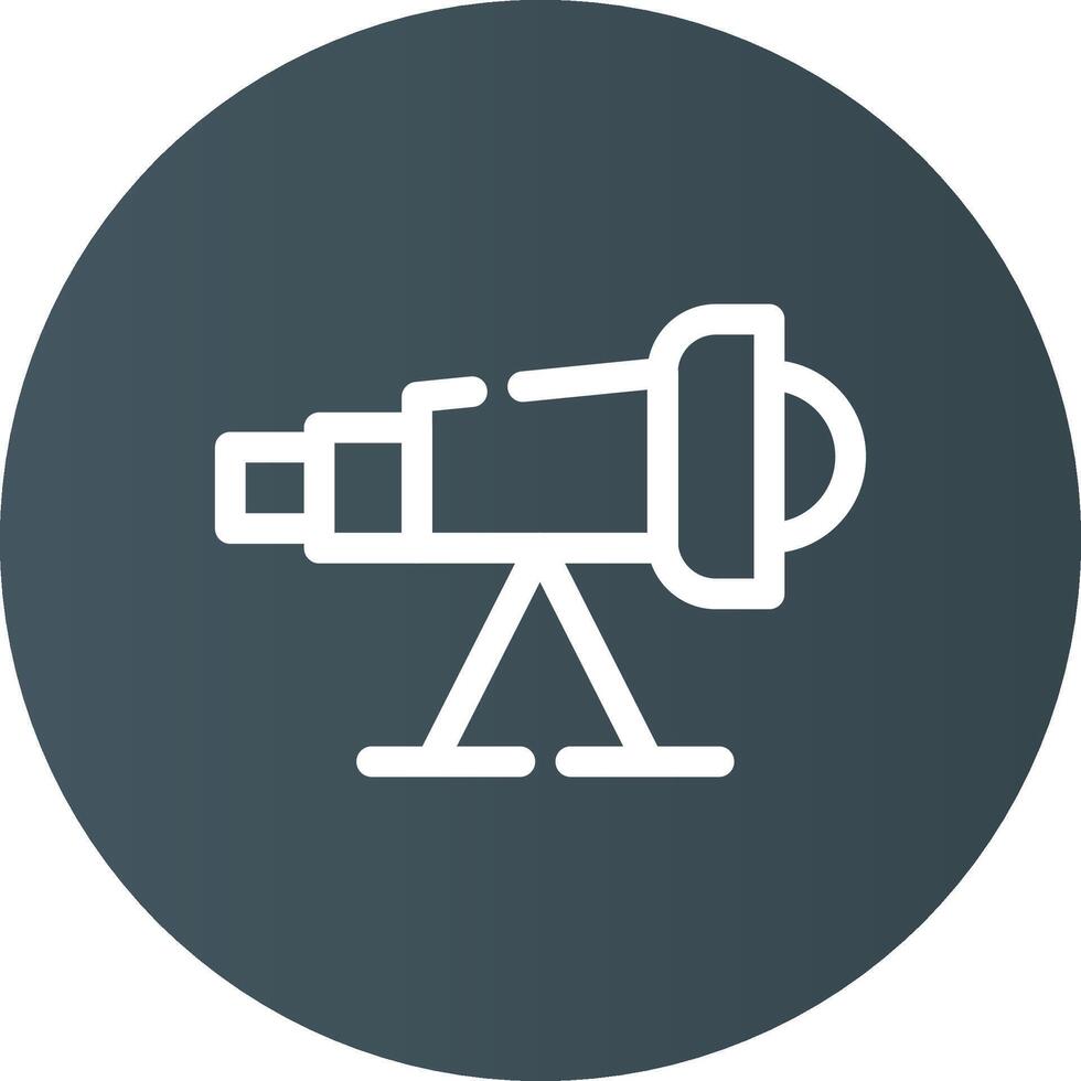 Telescope Creative Icon Design vector