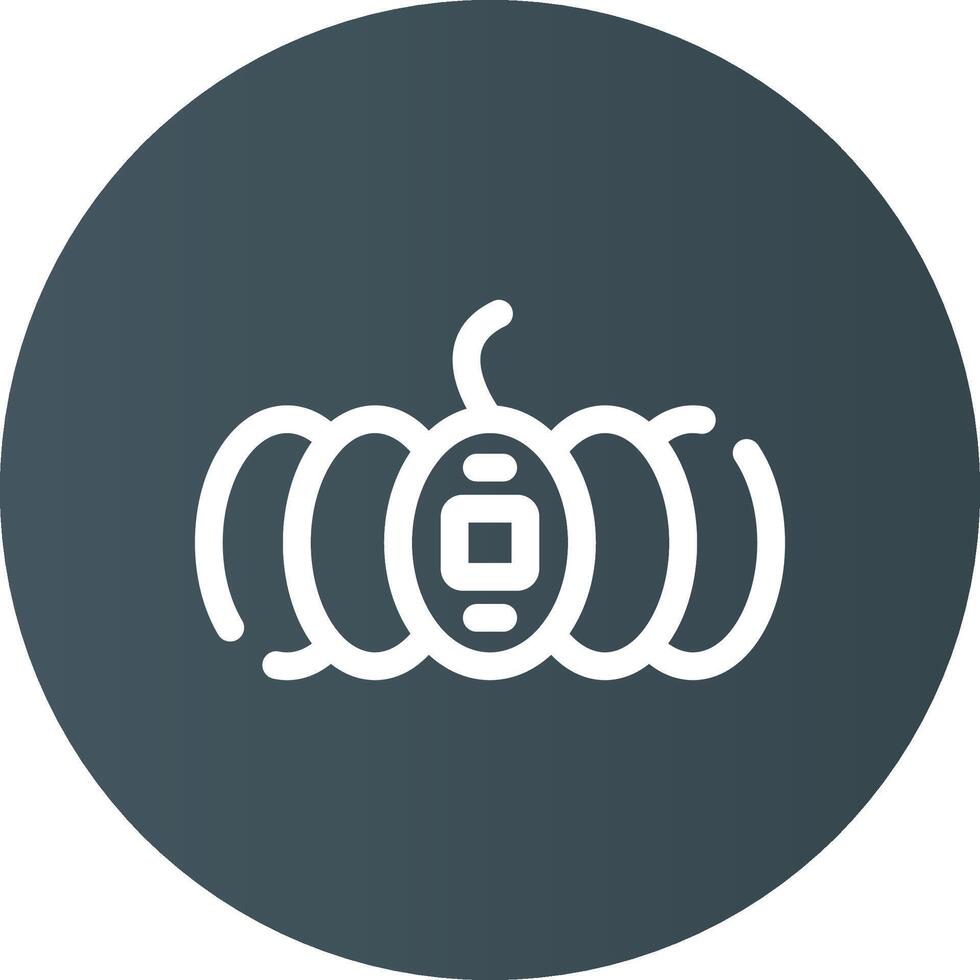 Pumpkin Creative Icon Design vector