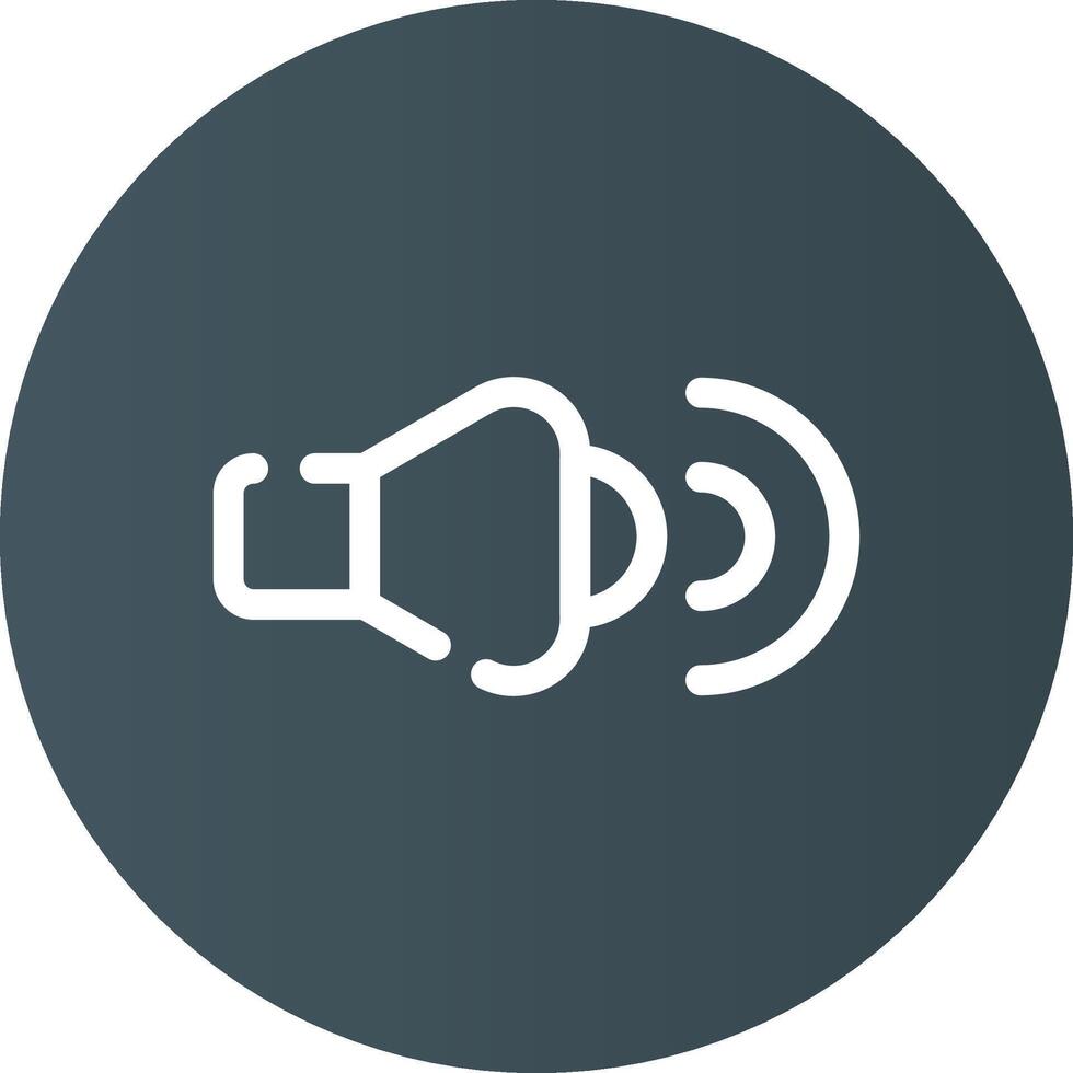 Glyph Circle Light Black Gradient vector