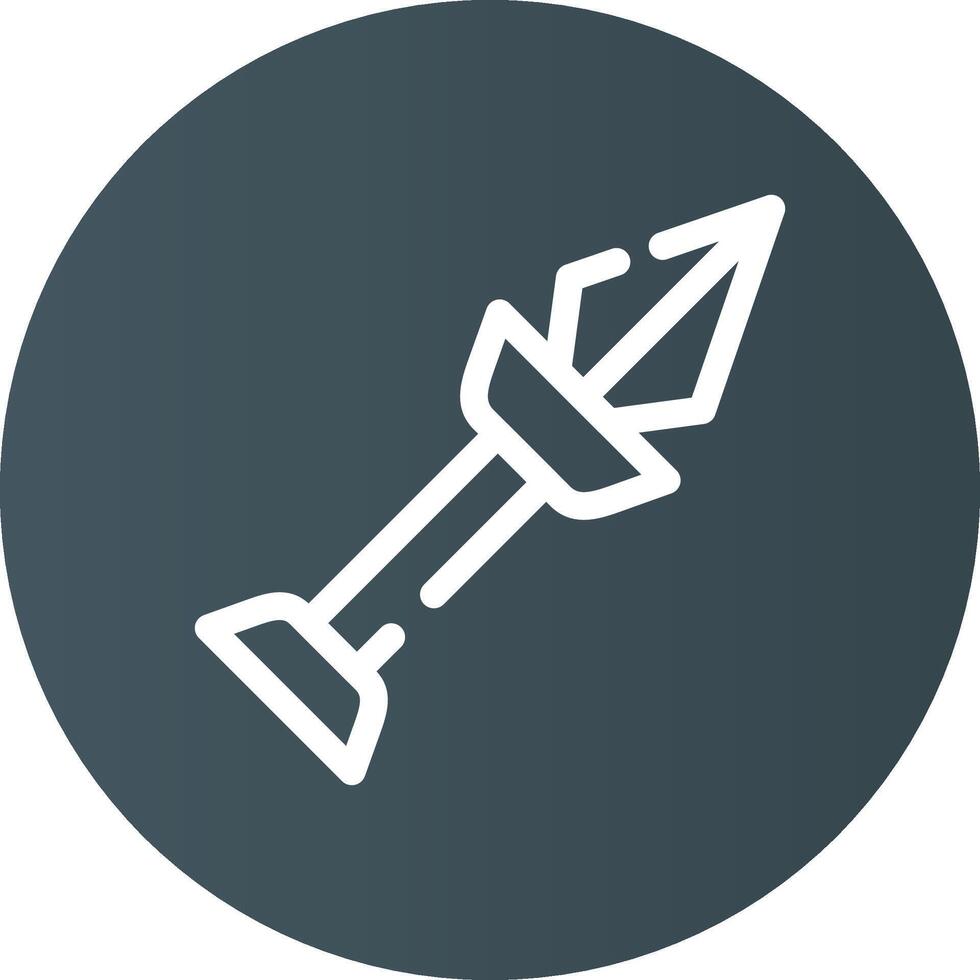 Spear Creative Icon Design vector