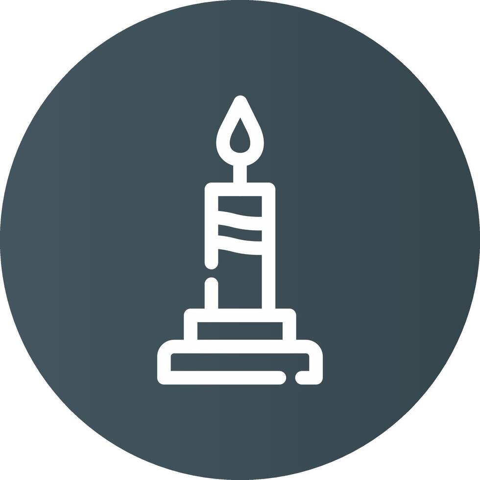 Candle Creative Icon Design vector