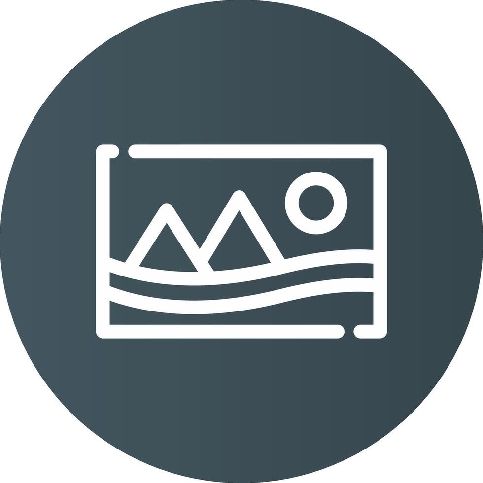 Glyph Circle Light Black Gradient vector