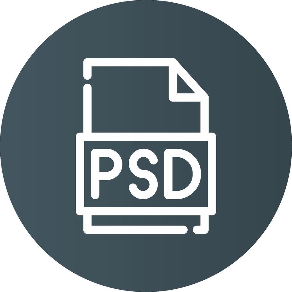 diseño de icono creativo de archivo psd vector