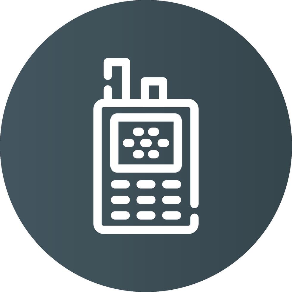 Walkie Talkie Creative Icon Design vector