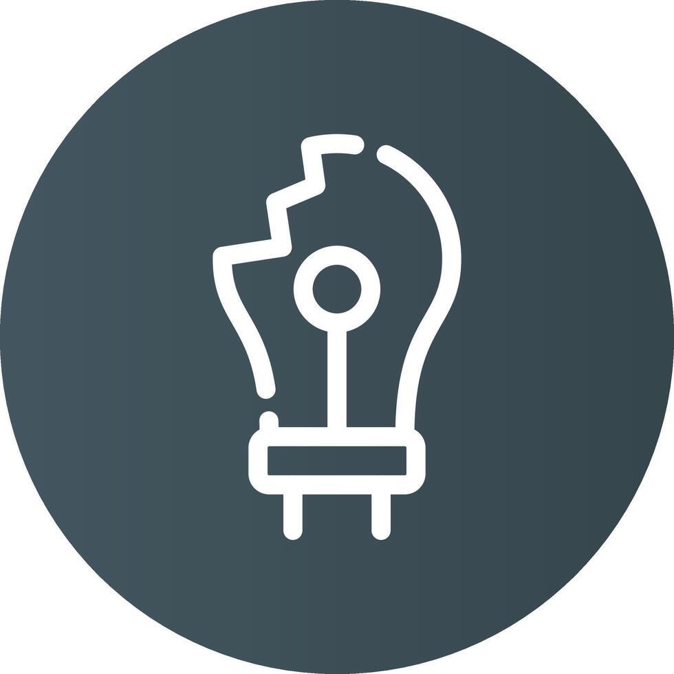 Bulb Creative Icon Design vector