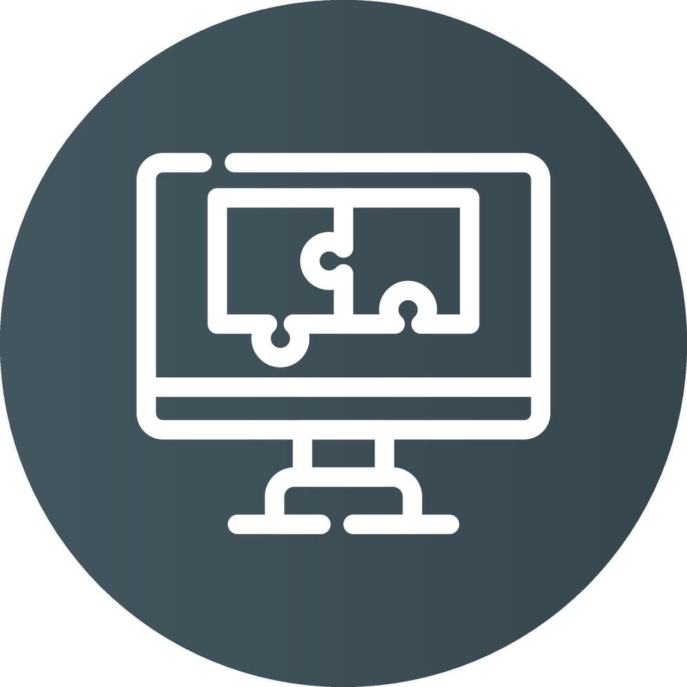 Puzzle Creative Icon Design vector