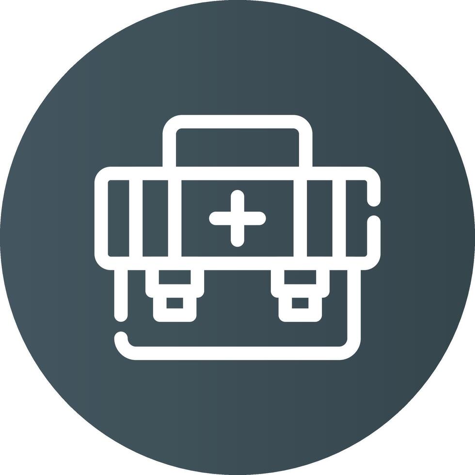 First Aid Kit Creative Icon Design vector