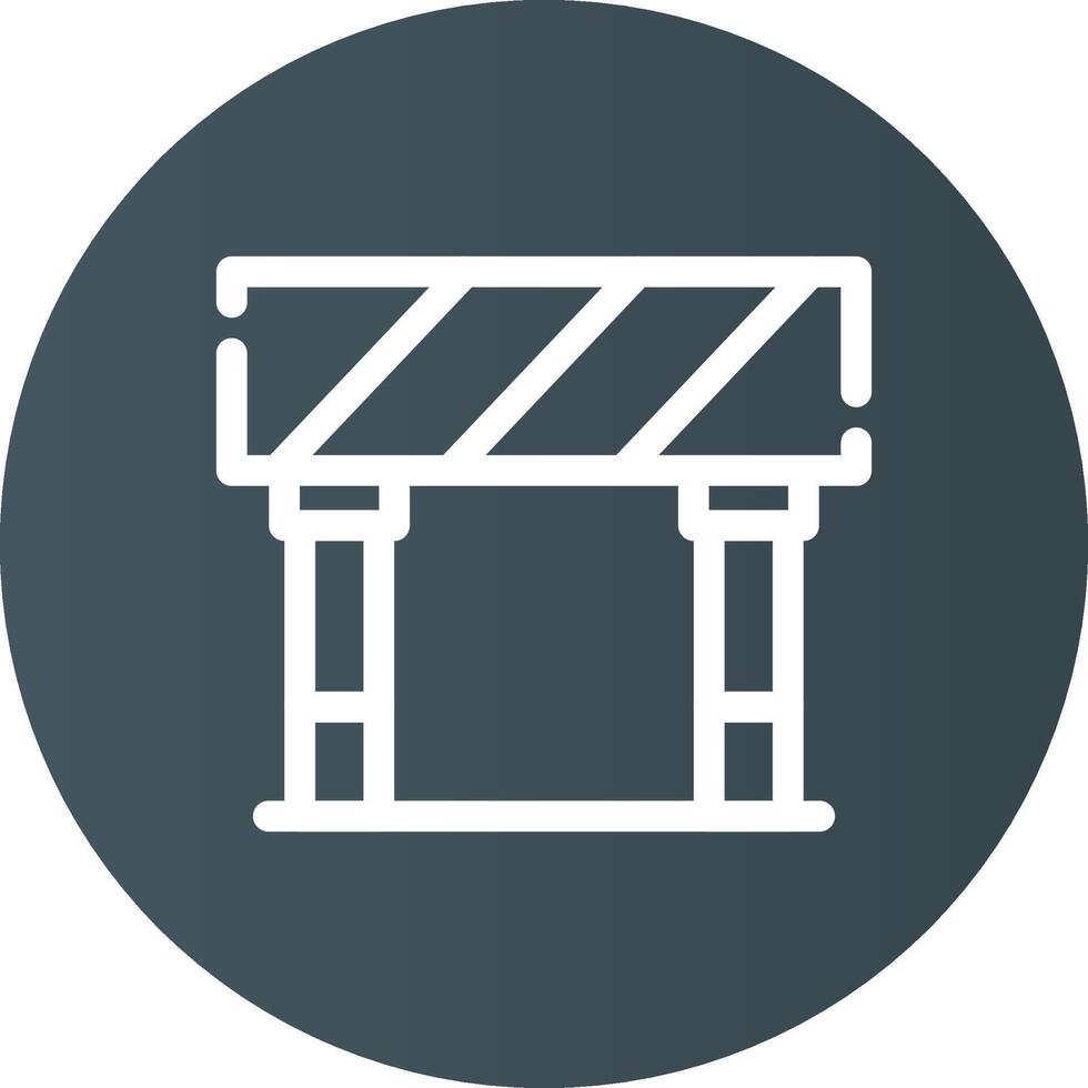 Barrier Creative Icon Design vector