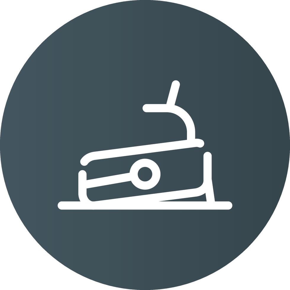 Treadmill Creative Icon Design vector