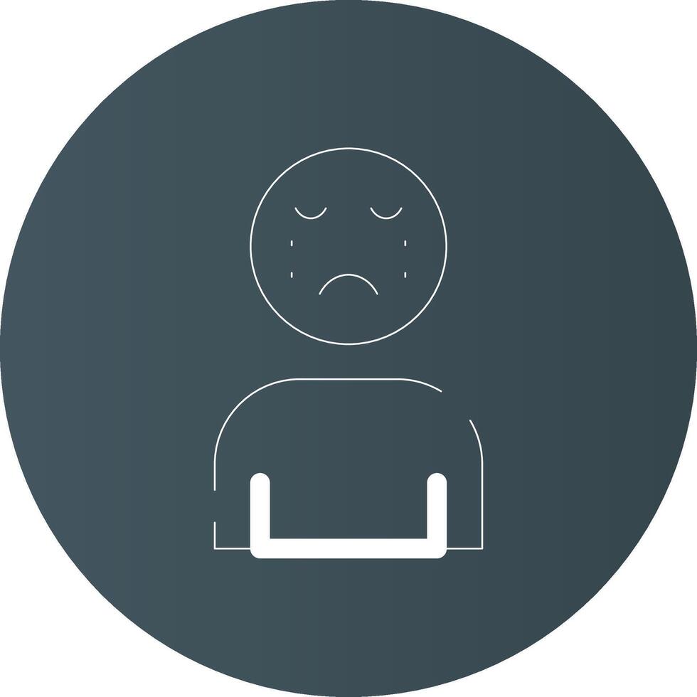 Tears Creative Icon Design vector