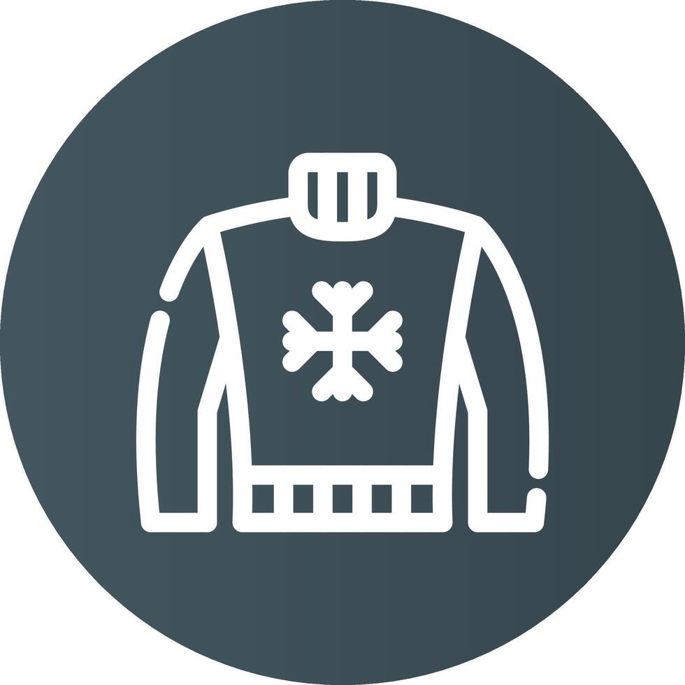 Sweater Creative Icon Design vector