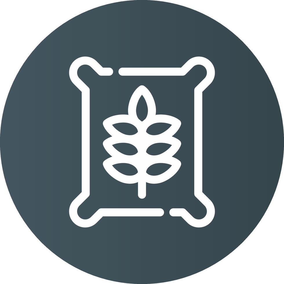 Seed Bag Creative Icon Design vector