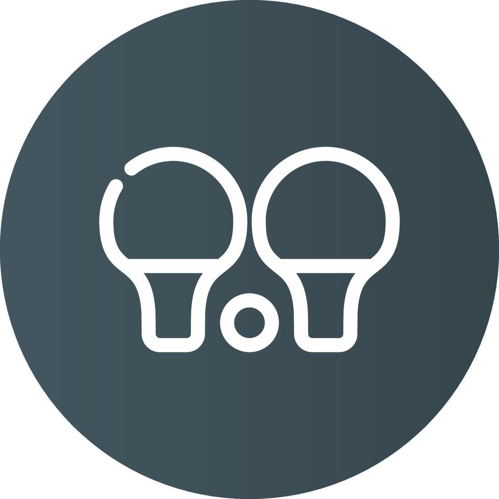 Ping Pong Creative Icon Design vector