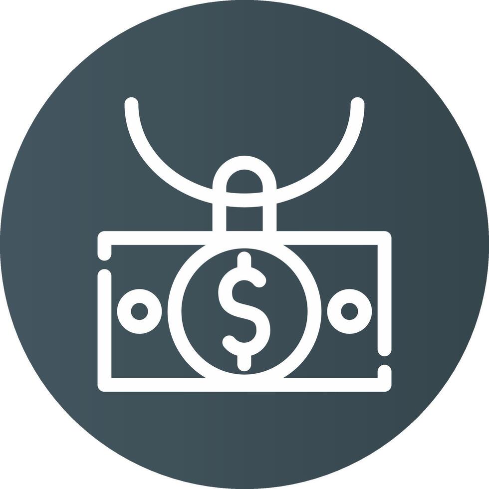 Money Laundering Creative Icon Design vector