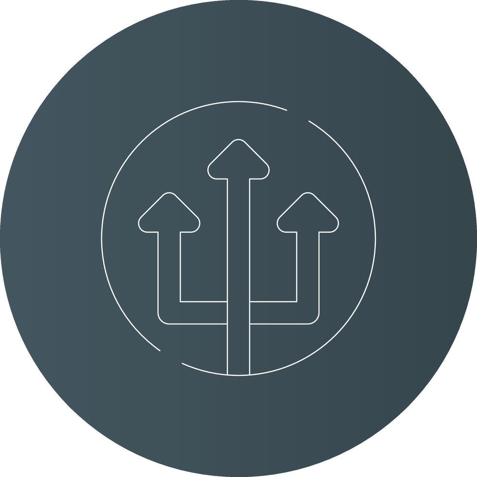 Pathway Creative Icon Design vector