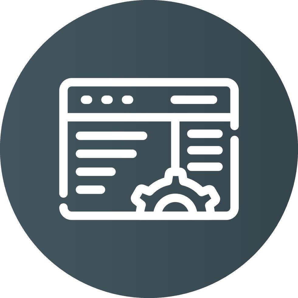 Browser Creative Icon Design vector