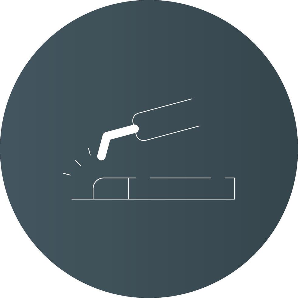 Welding Machine Creative Icon Design vector