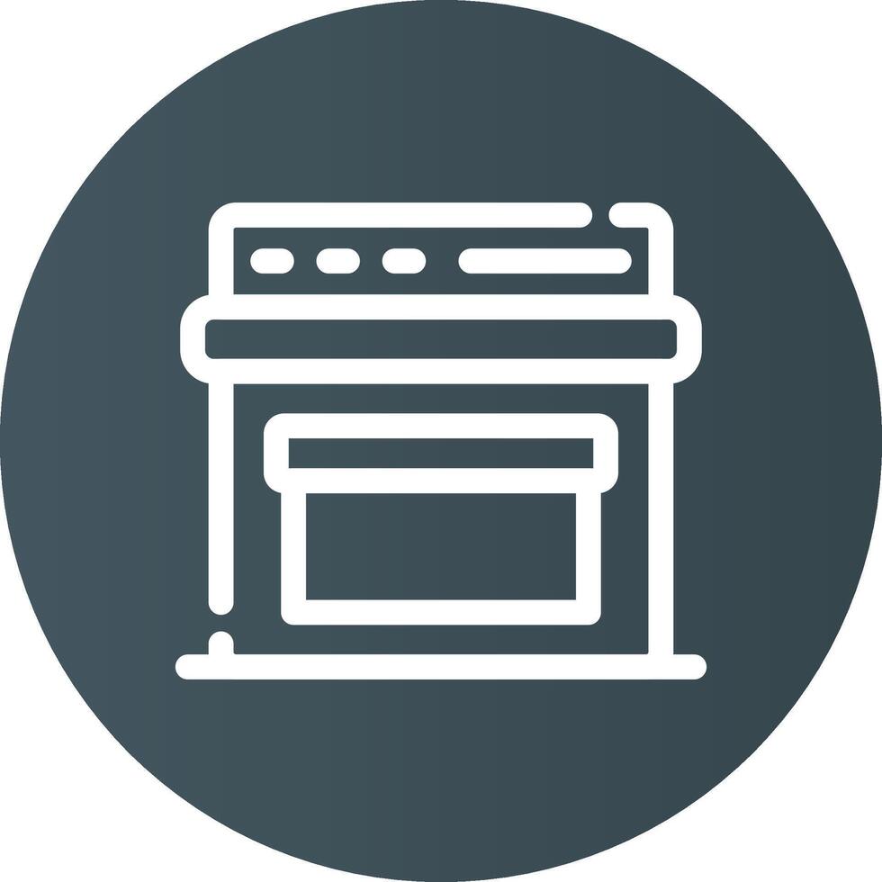 Oven Creative Icon Design vector