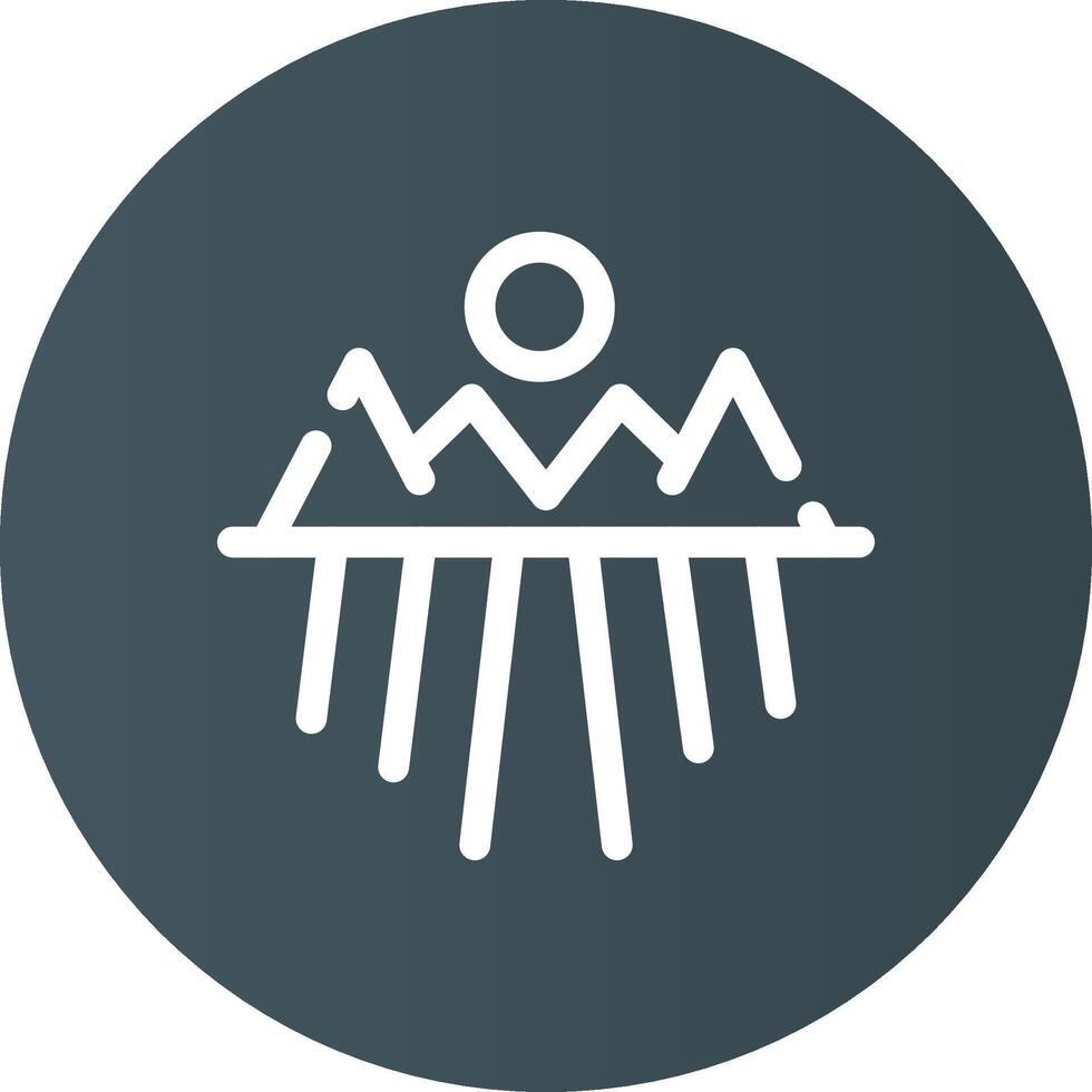 Field Creative Icon Design vector