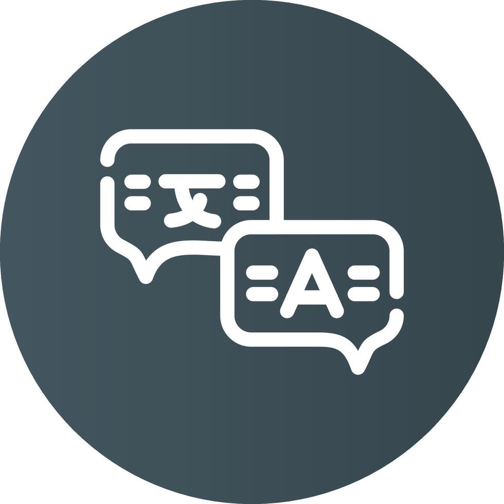 Language Creative Icon Design vector