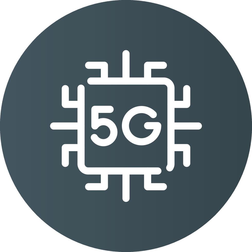 5G Creative Icon Design vector