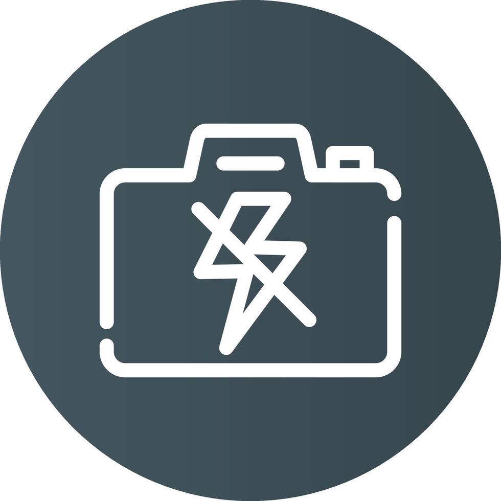 No Flash Creative Icon Design vector