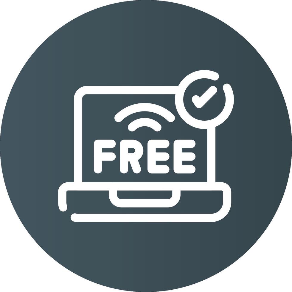 Free Wifi Creative Icon Design vector