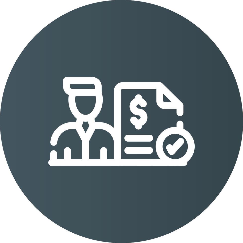 Dealer Invoice Creative Icon Design vector