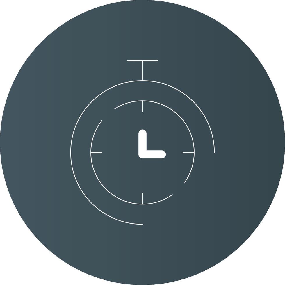 Deadline Creative Icon Design vector