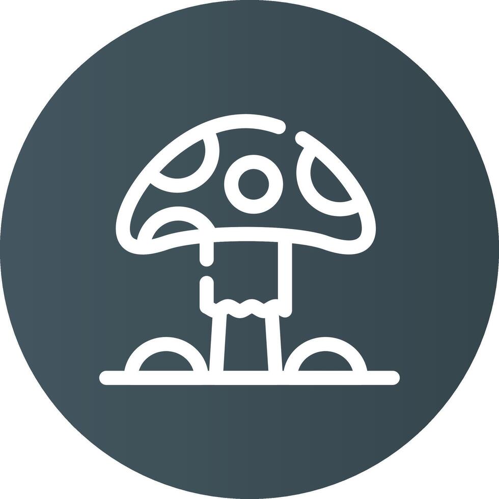 Mushroom Creative Icon Design vector