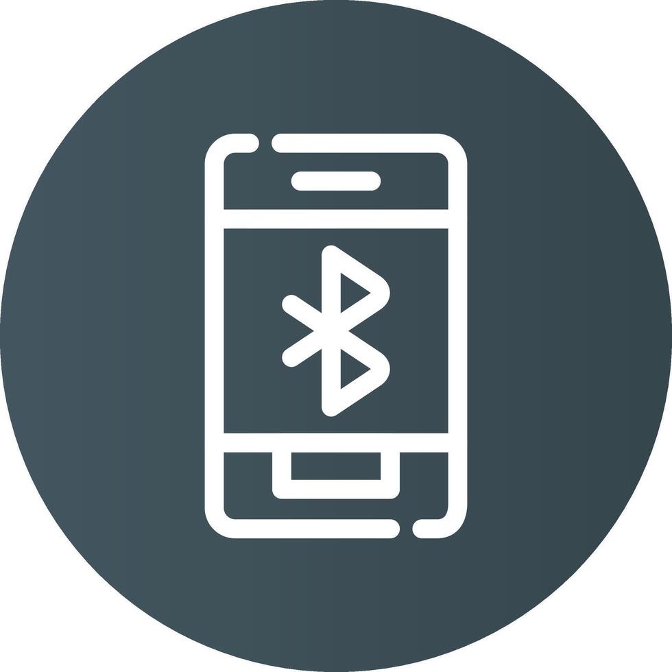 Bluetooth Creative Icon Design vector