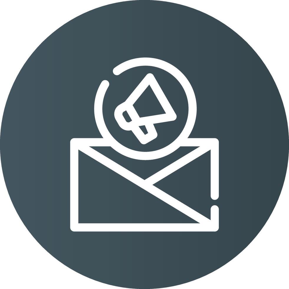 Email Marketing Creative Icon Design vector