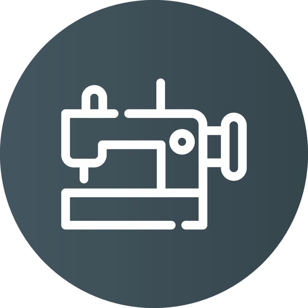 Sewing Machine Creative Icon Design vector