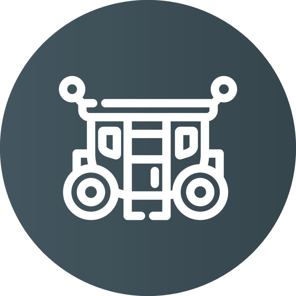 Carriage Creative Icon Design vector