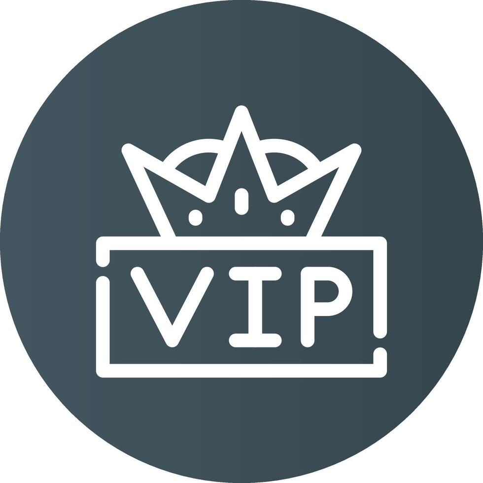 VIP Creative Icon Design vector