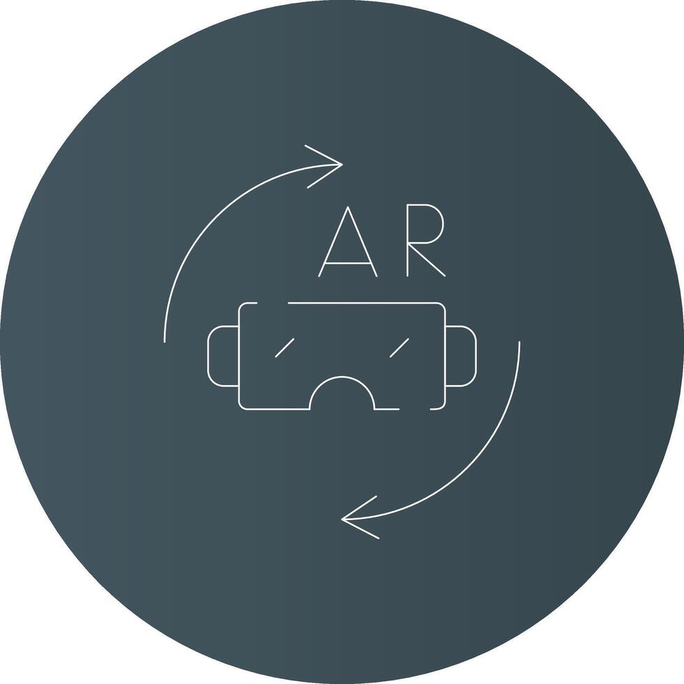 Vr Glasses Creative Icon Design vector