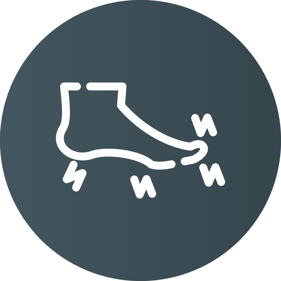 Foot Creative Icon Design vector