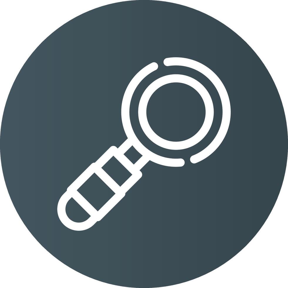 Magnifying Glass Creative Icon Design vector