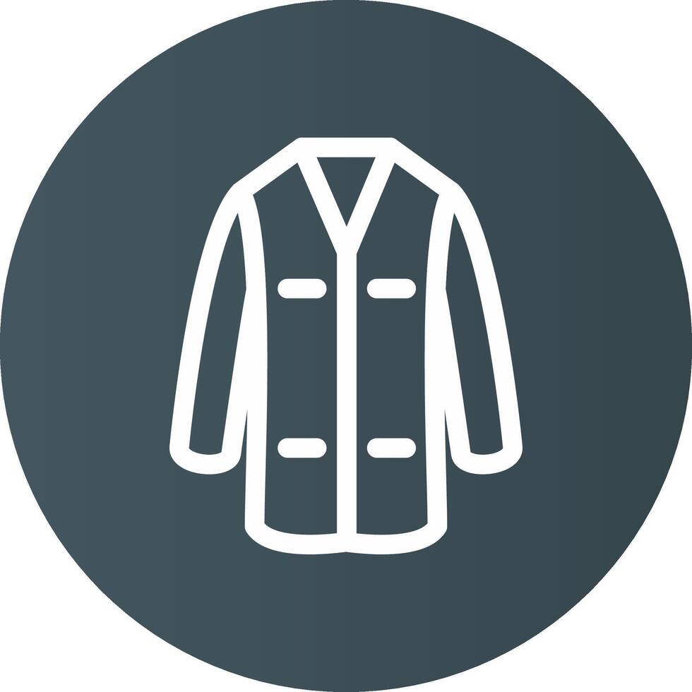 Lab Coat Creative Icon Design vector