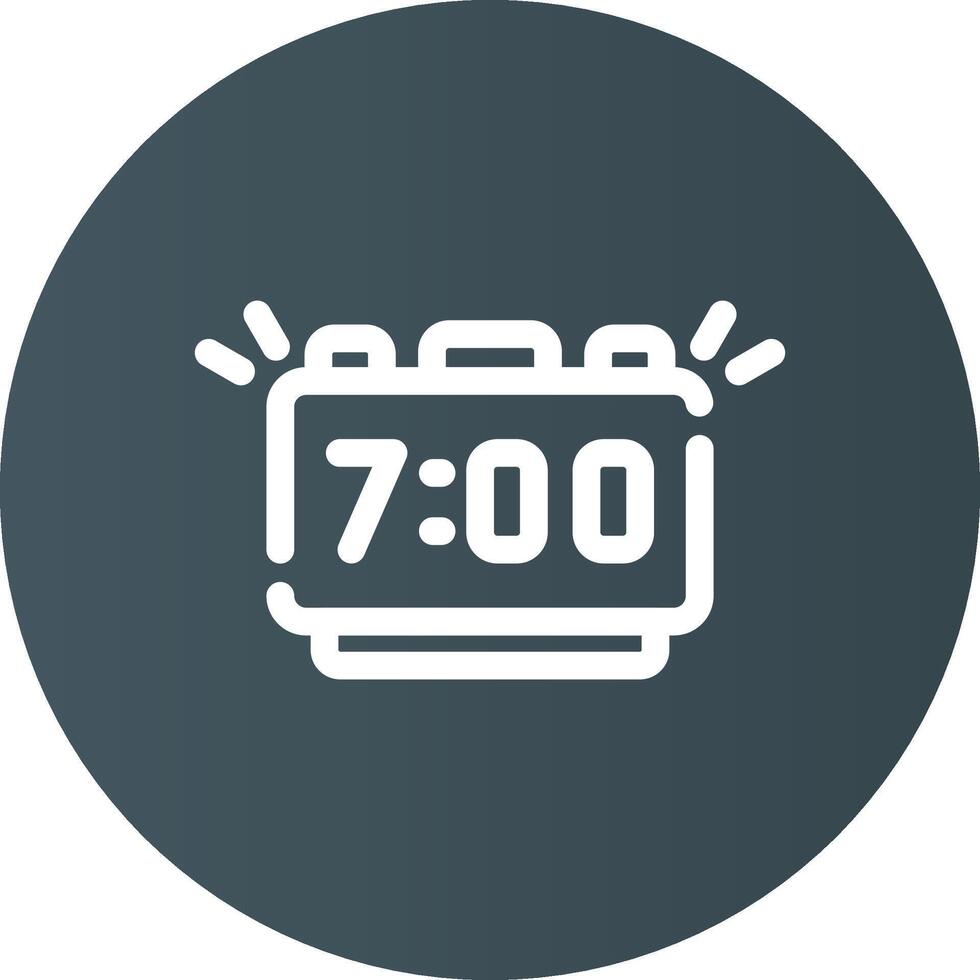 Alarm Creative Icon Design vector