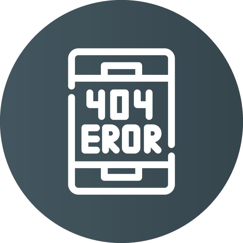 Error Creative Icon Design vector