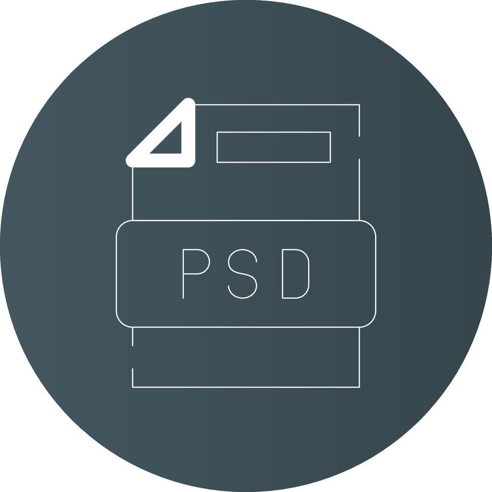 diseño de icono creativo de archivo psd vector