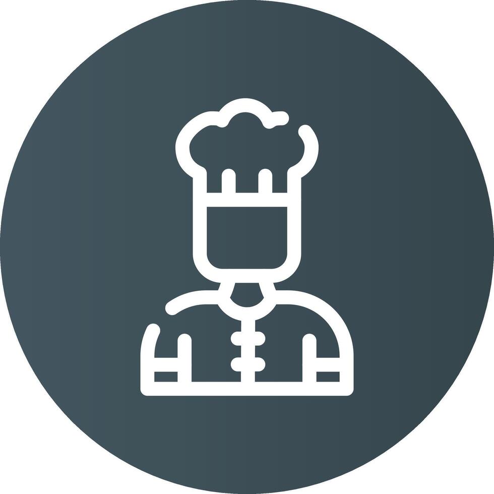 diseño de icono creativo de chef vector